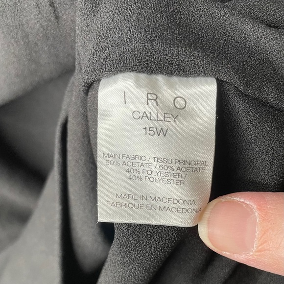 NWT IRO Calley Cutout Black Sleeveless Mini Cocktail Dress Size 38 US 6 Medium - Picture 11 of 13